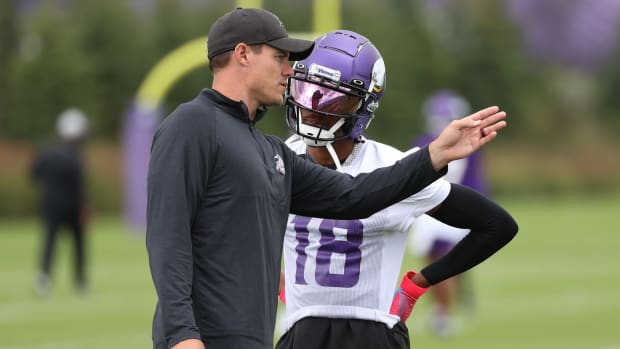 Kevin O'Connell and Justin Jefferson